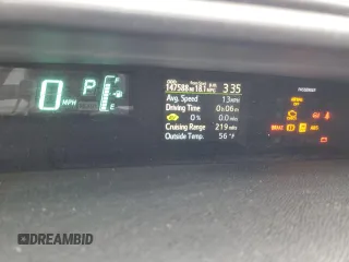 2013 Toyota Prius One with VIN JTDKDTB35D1046462, listed as a Copart auction lot 51637905 with 147,588 mi miles and Salvage Title. Bid and sale history available at DreamBid. Image 9.