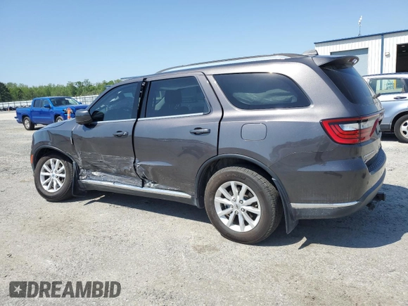 2021 Dodge Durango SXT Plus with VIN 1C4RDJAGXMC793518, listed as a Copart auction lot 52708205 with 36,788 mi miles and Salvage title. Bid and sale history available at DreamBid. Image 2.