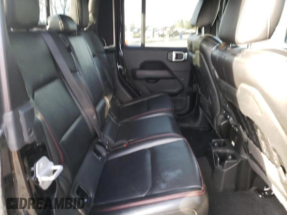 2021 Jeep Gladiator Rubicon with VIN 1C6JJTBG5ML500423, listed as a Copart auction lot 46954765 with 82,483 mi miles and Salvage title. Bid and sale history available at DreamBid. Image 10.