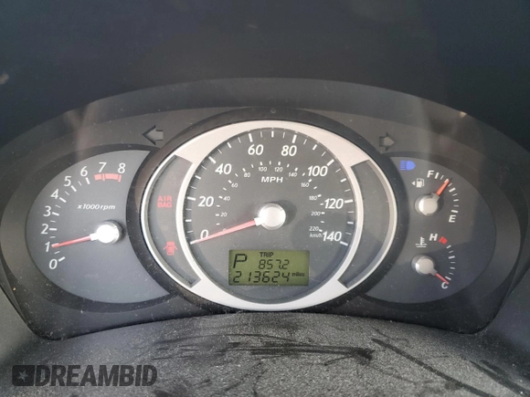 2006 Hyundai Tucson GL with VIN KM8JM12B06U262563, listed as a Copart auction lot 72029874 with 213,624 mi miles and Salvage Title. Bid and sale history available at carsss.com. Image 9.