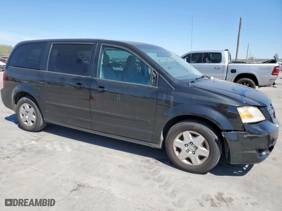 2009 Dodge Grand Caravan SE with VIN 2D8HN44E19R623536, listed as a Copart auction lot 50150095 with 185,404 mi miles and Salvage Title. Bid and sale history available at carsss.com. Image 4.