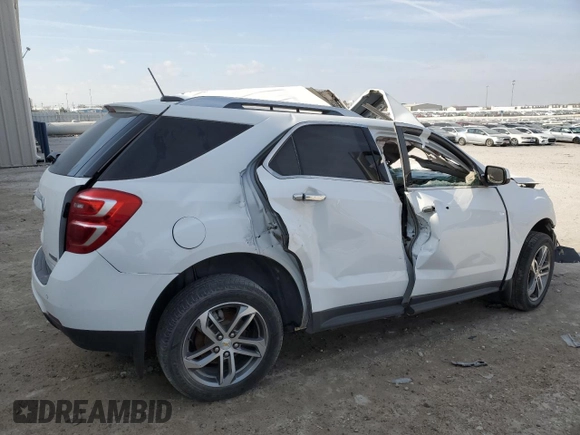 2017 Chevrolet Equinox Premier with VIN 2GNFLGEK9H6140580, listed as a Copart auction lot 88086715 with 45,926 mi miles and Salvage Title. Bid and sale history available at carsss.com. Image 3.