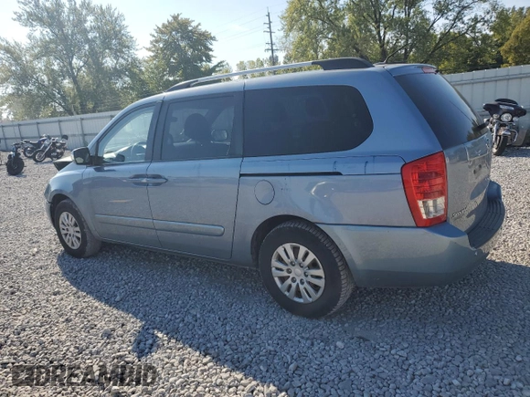 2012 Kia Sedona LX with VIN KNDMG4C70C6447748, listed as a Copart auction lot 71377294 with 146,057 mi miles and Salvage Title. Bid and sale history available at carsss.com. Image 2.