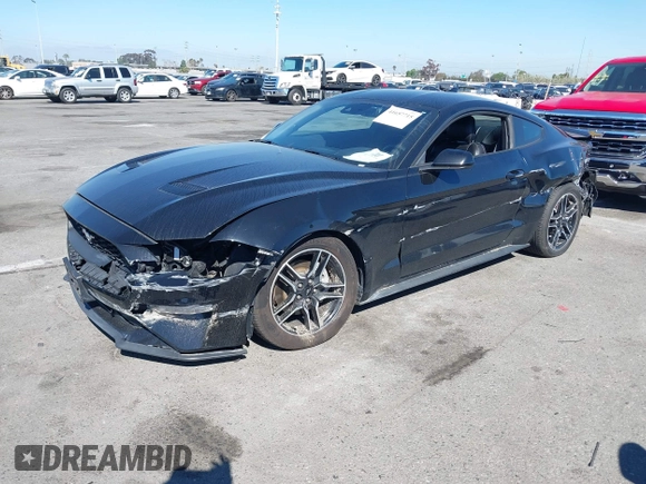 2022 Ford Mustang EcoBoost with VIN 1FA6P8TH4N5104366, listed as a IAAI auction lot 41657715 with 61,083 mi miles. Bid and sale history available at carsss.com. Image 17.