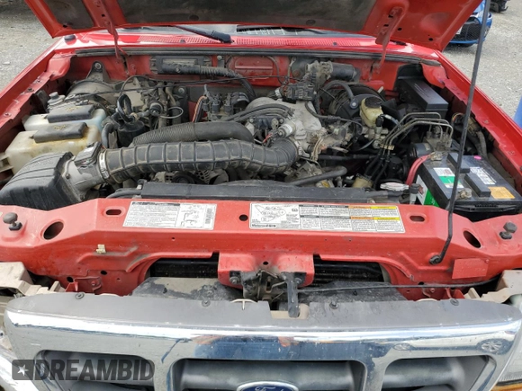 2000 Ford Ranger XL with VIN 1FTZR15V4YPB50851, listed as a Copart auction lot 57812945 with 99,290 mi miles and Salvage title. Bid and sale history available at DreamBid. Image 11.