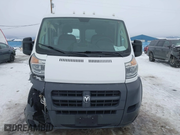 2017 Ram ProMaster Cargo with VIN 3C6TRVAG4HE543664, listed as a IAAI auction lot 41592913 with 55,665 mi miles and . Bid and sale history available at DreamBid. Image 12.