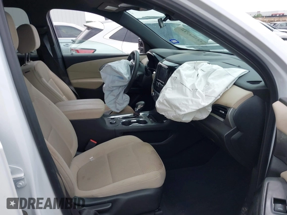 2024 Chevrolet Traverse LS with VIN 1GNESTKW4RJ139968, listed as a IAAI auction lot 42264716 with 30,131 mi miles and . Bid and sale history available at DreamBid. Image 5.