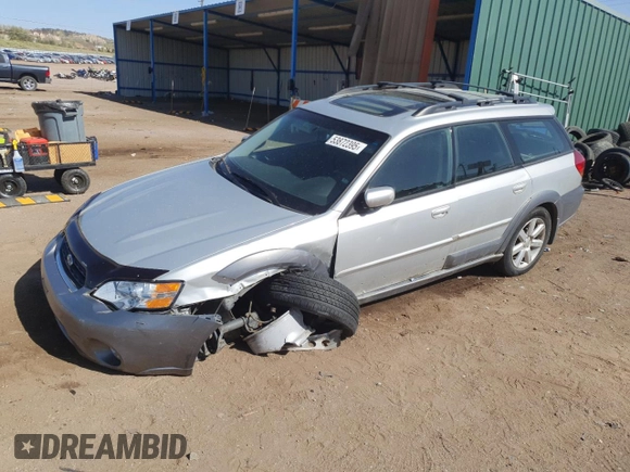 2006 Subaru Legacy Outback Limited with VIN 4S4BP62C067351291, listed as a Copart auction lot 53872395 with 64,306 mi miles and Non repairable. Bid and sale history available at DreamBid. Image 1.