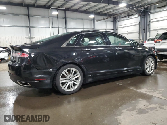 2014 Lincoln MKZ z VIN 3LN6L2JKXER819971, wystawiony jako Copart lot #49979115 z przebiegiem 132 602 mil mil oraz Szkoda całkowita • Salvage title. Historia ofert i sprzedaży dostępna na DreamBid. Obrazek 3.