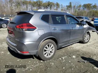 2017 Nissan Rogue SV with VIN KNMAT2MV7HP546682, listed as a Copart auction lot 46776695 with 158,839 mi miles and Salvage Title. Bid and sale history available at carsss.com. Image 3.