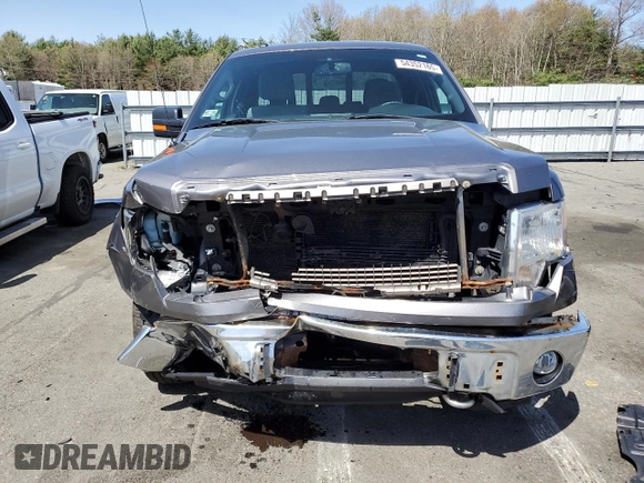2013 Ford F-150 XL with VIN 1FTFX1EF1DFC37818, listed as a Copart auction lot 54352165 with 260,893 mi miles and Salvage title. Bid and sale history available at DreamBid. Image 5.