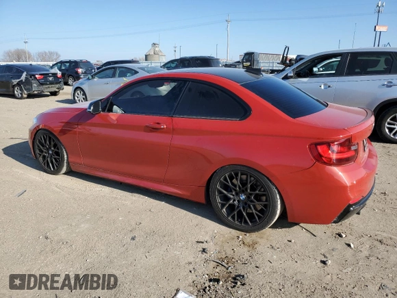 2017 BMW 2 Series M240i xDrive with VIN WBA2G3C31H7A25276, listed as a Copart auction lot 83619164 with 70,234 mi miles and Clean Title. Bid and sale history available at carsss.com. Image 2.