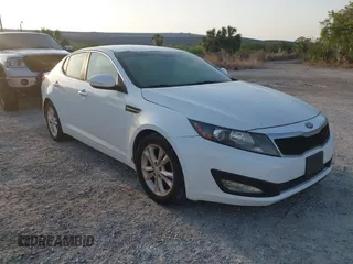 2013 Kia Optima LX with VIN 5XXGM4A77DG116306, listed as a IAAI auction lot 41872854 with 204,101 mi miles and . Bid and sale history available at carsss.com. Image 1.