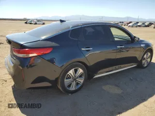 2017 Kia Optima Hybrid EX with VIN KNAGU4LEXH5015229, listed as a Copart auction lot 75258154 with 118,130 mi miles and Salvage Title. Bid and sale history available at carsss.com. Image 3.