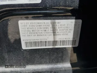 2011 Volkswagen CC Lux Plus with VIN WVWHN7AN4BE703226, listed as a Copart auction lot 52021595 with 132,242 mi miles and Salvage Title. Bid and sale history available at carsss.com. Image 14.