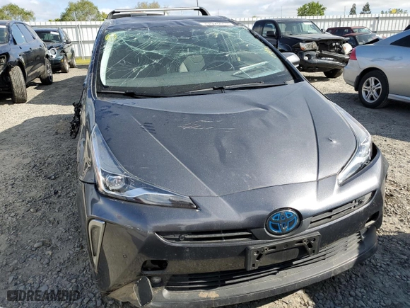 2019 Toyota Prius LE with VIN JTDL9RFU6K3001740, listed as a Copart auction lot 47926063 with 86,075 mi miles. Bid and sale history available at carsss.com. Image 5.