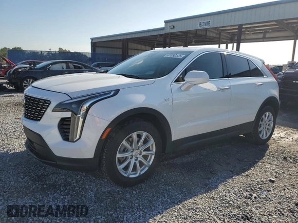 2023 Cadillac XT4 FWD Luxury with VIN 1GYAZAR42PF219114, listed as a Copart auction lot 61830125 with 23,508 mi miles and Salvage title. Bid and sale history available at DreamBid. Image 1.