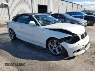 2011 BMW 1 Series 135i with VIN WBAUN7C55BVM24523, listed as a Copart auction lot 81636844 with 79,836 mi miles and Salvage Title. Bid and sale history available at DreamBid. Image 4.