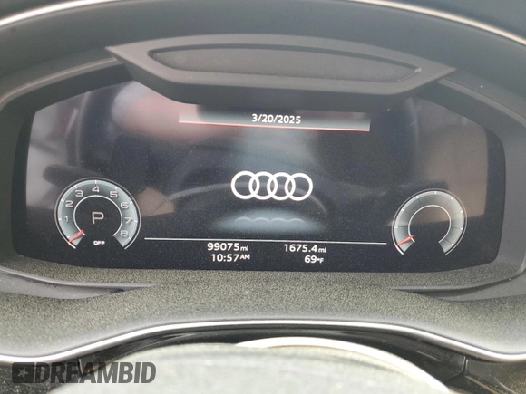 2022 Audi Q7 Premium Plus with VIN WA1LJBF78ND002311, listed as a Copart auction lot 49668015 with 99,075 mi miles and Salvage title. Bid and sale history available at DreamBid. Image 9.