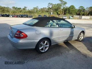 2005 Mercedes-Benz CLK-Class 3.2L with VIN WDBTK65J45F134556, listed as a Copart auction lot 74143204 with 61,131 mi miles and Salvage Title. Bid and sale history available at carsss.com. Image 3.