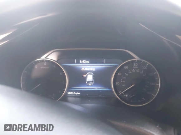 2019 Nissan Murano S with VIN 5N1AZ2MS3KN145990, listed as a IAAI auction lot 41037238 with 58,842 mi miles. Bid and sale history available at carsss.com. Image 7.
