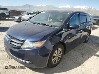 2014 Honda Odyssey EX-L with VIN 5FNRL5H66EB114159, listed as a Copart auction lot 52804175 with 205,234 mi miles and Salvage Title. Bid and sale history available at DreamBid. Image 1.