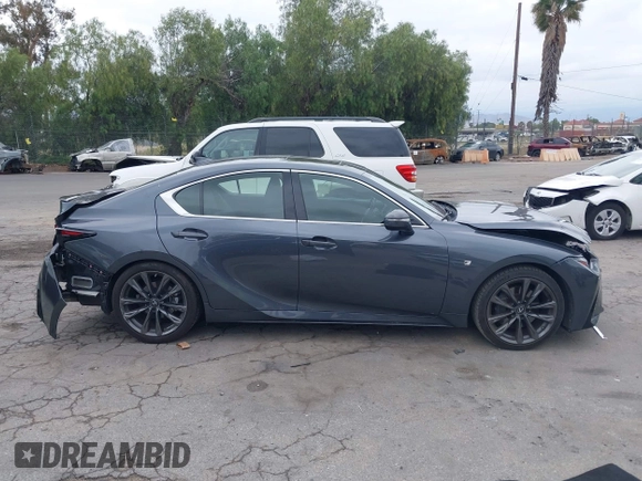 2021 Lexus IS 350 F Sport with VIN JTHGZ1B28M5044280, listed as a IAAI auction lot 42202029 with 49,048 mi miles and . Bid and sale history available at DreamBid. Image 13.