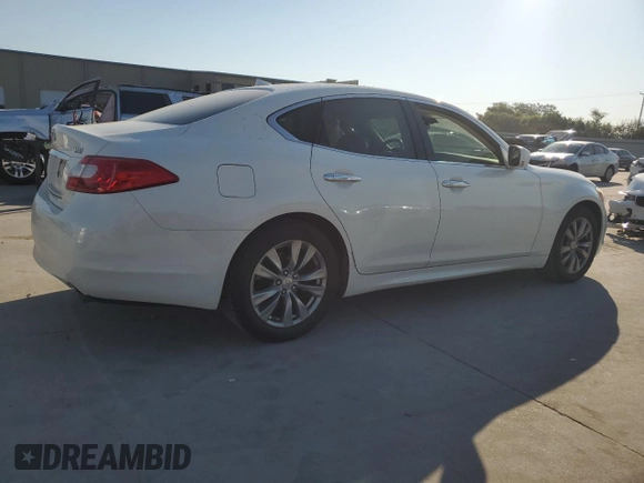 2012 Infiniti M37 with VIN JN1BY1AP6CM331295, listed as a Copart auction lot 74277304 with 179,557 mi miles and Salvage Title. Bid and sale history available at carsss.com. Image 3.