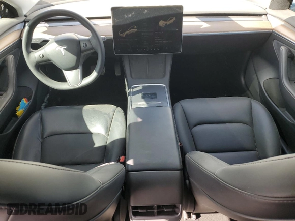 2022 Tesla Model 3 Long Range with VIN 5YJ3E1EB4NF317528, listed as a Copart auction lot 48573565 with 30,541 mi miles and Salvage Title. Bid and sale history available at carsss.com. Image 8.