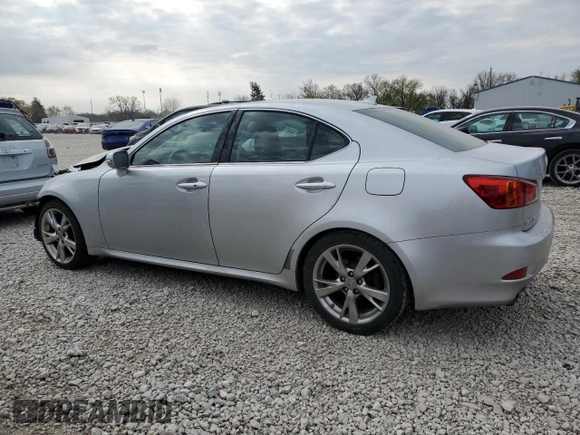 2010 Lexus IS 250 with VIN JTHBF5C2XA5120828, listed as a Copart auction lot 53344015 with 209,300 mi miles and Salvage Title. Bid and sale history available at carsss.com. Image 2.
