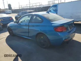 2021 BMW 2 Series M240i with VIN WBA2J5C04M7G65009, listed as a Copart auction lot 81797974 with 40,948 mi miles and Salvage Title. Bid and sale history available at carsss.com. Image 2.