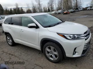 2019 Toyota Highlander Limited z VIN 5TDDZRFH3KS962561, wystawiony jako Copart lot #47607395 z przebiegiem 66 107 mil mil oraz Szkoda całkowita • Salvage title. Historia ofert i sprzedaży dostępna na DreamBid. Obrazek 4.