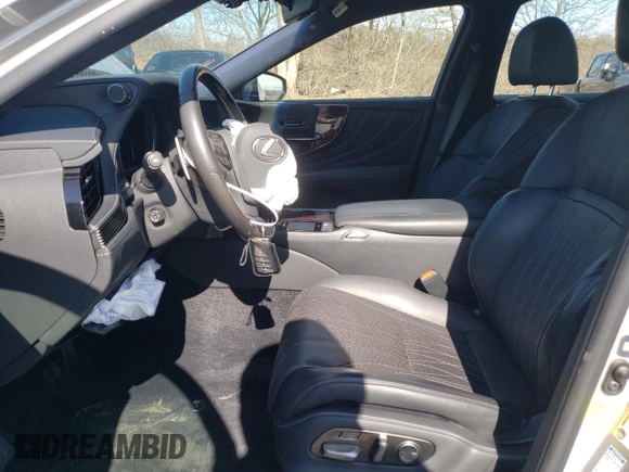 2019 Lexus LS with VIN JTHC51FF1K5007446, listed as a Copart auction lot 51824615 with 9,653 mi miles and Salvage Title. Bid and sale history available at carsss.com. Image 7.