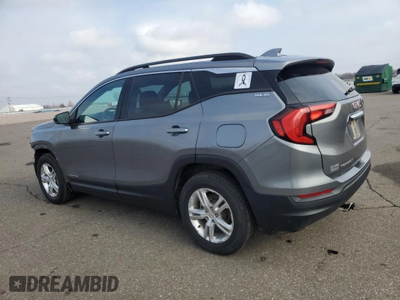 2018 GMC Terrain SLE with VIN 3GKALMEV9JL218342, listed as a Copart auction lot 52577485 with 74,361 mi miles and Salvage Title. Bid and sale history available at carsss.com. Image 2.