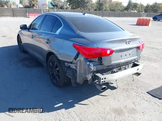 2017 Infiniti Q50 Premium with VIN JN1EV7AP3HM742461, listed as a IAAI auction lot 41307826 with 82,486 mi miles and . Bid and sale history available at DreamBid. Image 3.