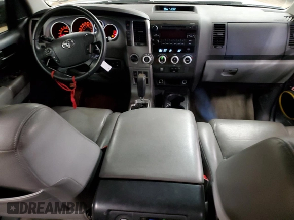 2011 Toyota Sequoia SR5 with VIN 5TDBY5G16BS048406, listed as a Copart auction lot 46434295 with 136,739 mi miles and Salvage Title. Bid and sale history available at carsss.com. Image 8.