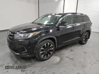 2019 Toyota Highlander SE with VIN 5TDJZRFH6KS731527, listed as a Copart auction lot 50682335 with 143,132 mi miles and Clean Title. Bid and sale history available at carsss.com. Image 1.