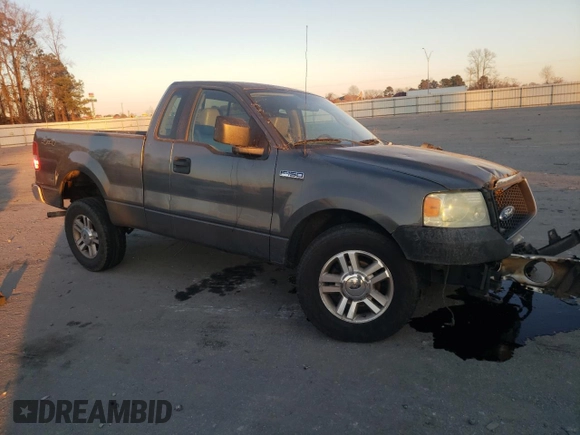 2006 Ford F-150 XL with VIN 1FTRF14W86NA32023, listed as a Copart auction lot 89320095 with 176,811 mi miles and Salvage title. Bid and sale history available at DreamBid. Image 4.