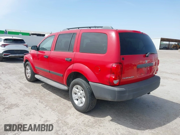 2005 Dodge Durango SXT with VIN 1D4HD38N45F570048, listed as a IAAI auction lot 41802569 with 187,135 mi miles. Bid and sale history available at carsss.com. Image 3.