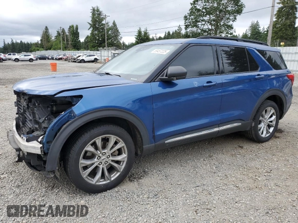 2020 Ford Explorer XLT z VIN 1FMSK8DH0LGA63799, wystawiony jako Copart lot #59457225 z przebiegiem 114 160 mil mil oraz Szkoda całkowita • Salvage title. Historia ofert i sprzedaży dostępna na DreamBid. Obrazek 1.