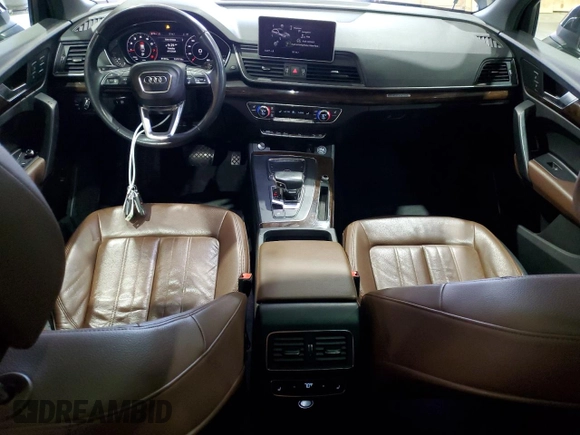 2018 Audi Q5 Premium Plus with VIN WA1BNAFY3J2219015, listed as a Copart auction lot 51166475 with 81,933 mi miles and Salvage Title. Bid and sale history available at carsss.com. Image 8.