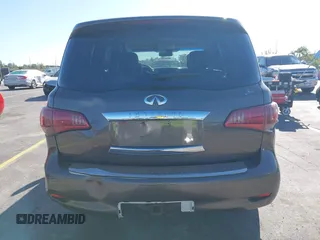 2011 Infiniti QX56 7-passenger with VIN JN8AZ2NE8B9000843, listed as a IAAI auction lot 41836248 with 191,985 mi miles and . Bid and sale history available at DreamBid. Image 6.
