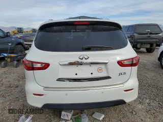 2013 Infiniti JX35 with VIN 5N1AL0MM4DC350935, listed as a Copart auction lot 82236654 with 87,241 mi miles and Salvage Title. Bid and sale history available at carsss.com. Image 6.