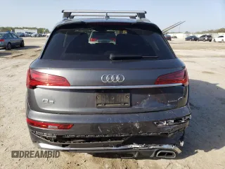 2022 Audi Q5 S line Premium Plus with VIN WA1EAAFY0N2016503, listed as a Copart auction lot 47749875 with 59,499 mi miles and Salvage Title. Bid and sale history available at carsss.com. Image 6.