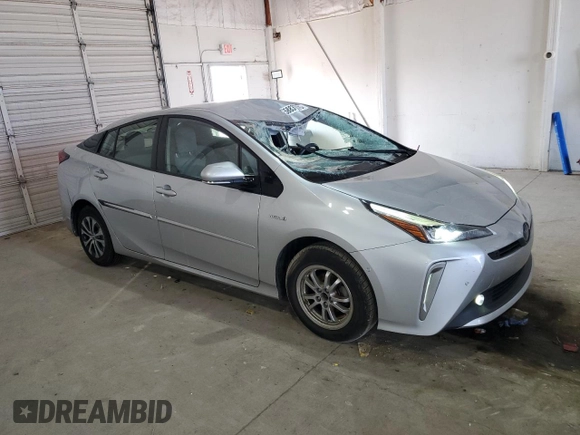2019 Toyota Prius LE z VIN JTDL9RFU9K3010965, wystawiony jako Copart lot #58837675 z przebiegiem 138 651 mil mil oraz Szkoda całkowita • Salvage title. Historia ofert i sprzedaży dostępna na DreamBid. Obrazek 4.