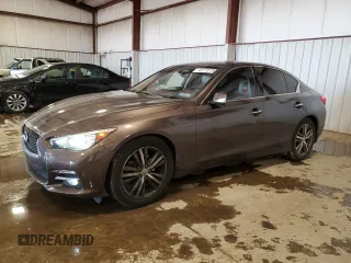 2017 Infiniti Q50 3.0t Sport with VIN JN1EV7AR1HM837196, listed as a Copart auction lot 44177275 with 78,947 mi miles and Salvage Title. Bid and sale history available at carsss.com. Image 1.