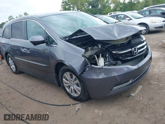 2015 Honda Odyssey EX with VIN 5FNRL5H48FB126247, listed as a IAAI auction lot 42836412 with 54,548 mi miles and . Bid and sale history available at DreamBid. Image 1.