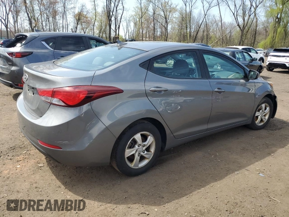 2014 Hyundai Elantra SE with VIN 5NPDH4AE9EH495336, listed as a Copart auction lot 54343835 with 156,603 mi miles and Salvage Title. Bid and sale history available at DreamBid. Image 3.