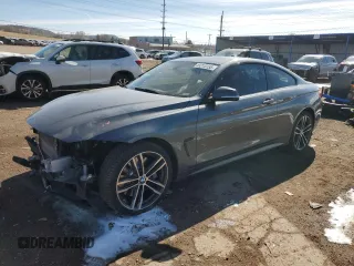 2018 BMW 4 Series 440i xDrive z VIN WBA4W9C52JAB93890, wystawiony jako Copart lot #45213155 z przebiegiem 109 064 mil mil oraz Szkoda całkowita • Salvage title. Historia ofert i sprzedaży dostępna na DreamBid. Obrazek 1.