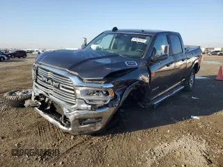 2022 Ram 2500 Laramie with VIN 3C6UR5FL2NG243857, listed as a Copart auction lot 42424235 with 58,474 mi miles and Salvage Title. Bid and sale history available at carsss.com. Image 1.